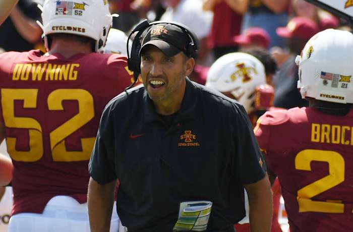Matt Campbell coach Iowa State football 2022 USATSI_18985269